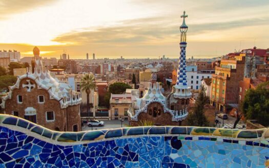parque guell en barcelona