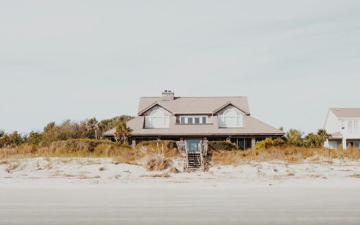 house surrounded with trees